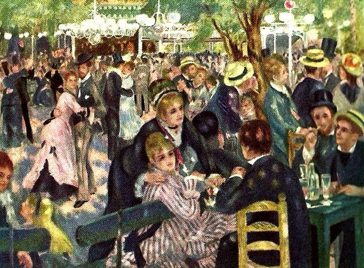 Pierre-Auguste Renoir bal pa moulin de la galette